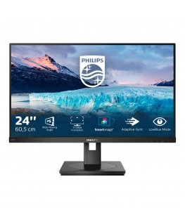 Philips S Line 242S1AE/00 LED display 60,5 cm (23.8") 1920 x 1080 пикселей Full HD Черный