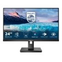 Philips S Line 242S1AE/00 LED display 60,5 cm (23.8") 1920 x 1080 pikseļi Full HD Melns Philips S Line 242S1AE/00 LED display 60,5 cm (23.8") 1920 x 1080 pikseļi Full HD Melns