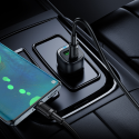 Borofone Car charger BZ34B Cloud - USB + Type C - QC 3.0 PD 38W