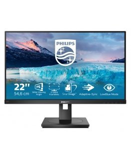 Philips S Line 222S1AE/00 tietokoneen litteä näyttö 54,6 cm (21.5") 1920 x 1080 pikseliä Full HD LCD