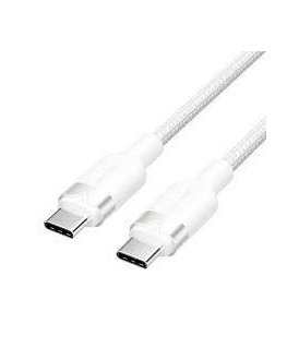 Кабель USB-C на USB-C, 2 м, белый TRDWH Vention