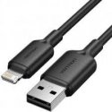 VENTION LAMBH USB2.0 to Lightning Cable, 2M, Black VENTION LAMBH USB2.0 to Lightning Cable, 2M, Black