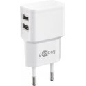 Goobay 44952 mobile device charger Mobile phone, Smartphone, Tablet White AC Indoor