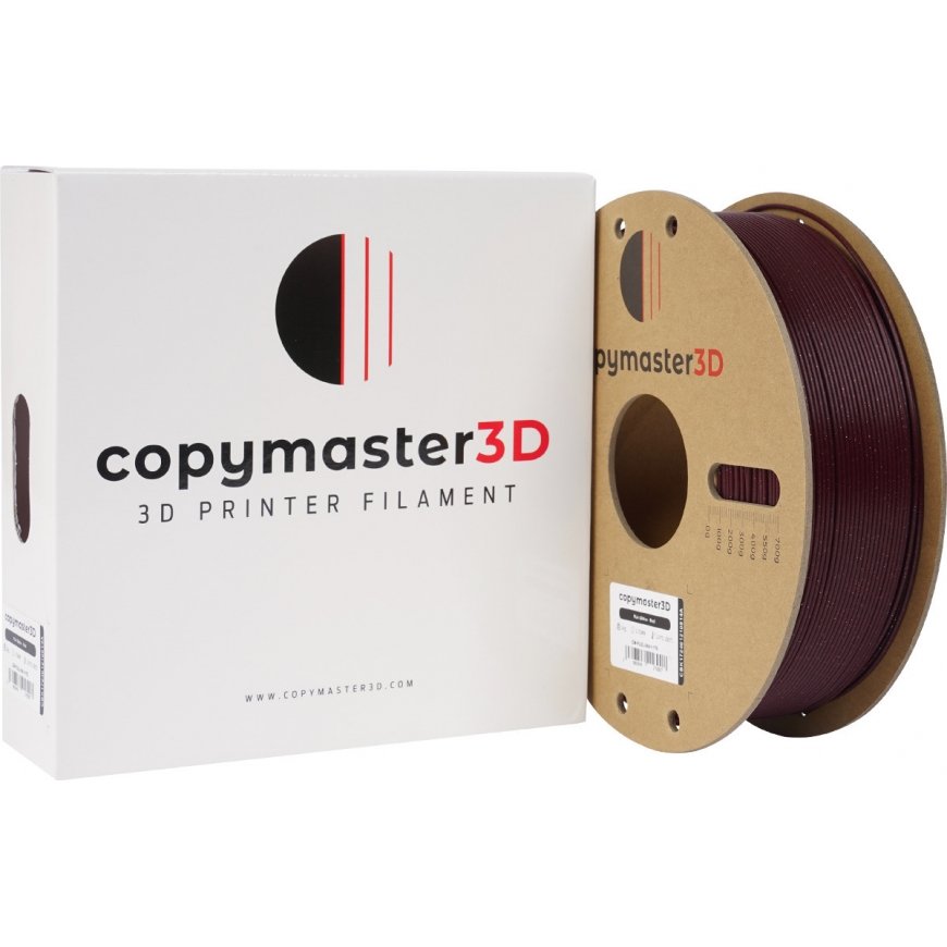 Copymaster3D PLA Glitter -filament 3D-printerile, 1.75 mm, sädelev punane – 5