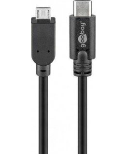 USB-кабель PremiumCord USB-C - Micro B 0,6 м черный (ku31cmb06bk)