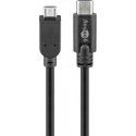 PremiumCord USB-C - mikro B 0,6 m musta USB-kaapeli (ku31cmb06bk) PremiumCord USB-C - mikro B 0,6 m musta USB-kaapeli (ku31cmb06bk)