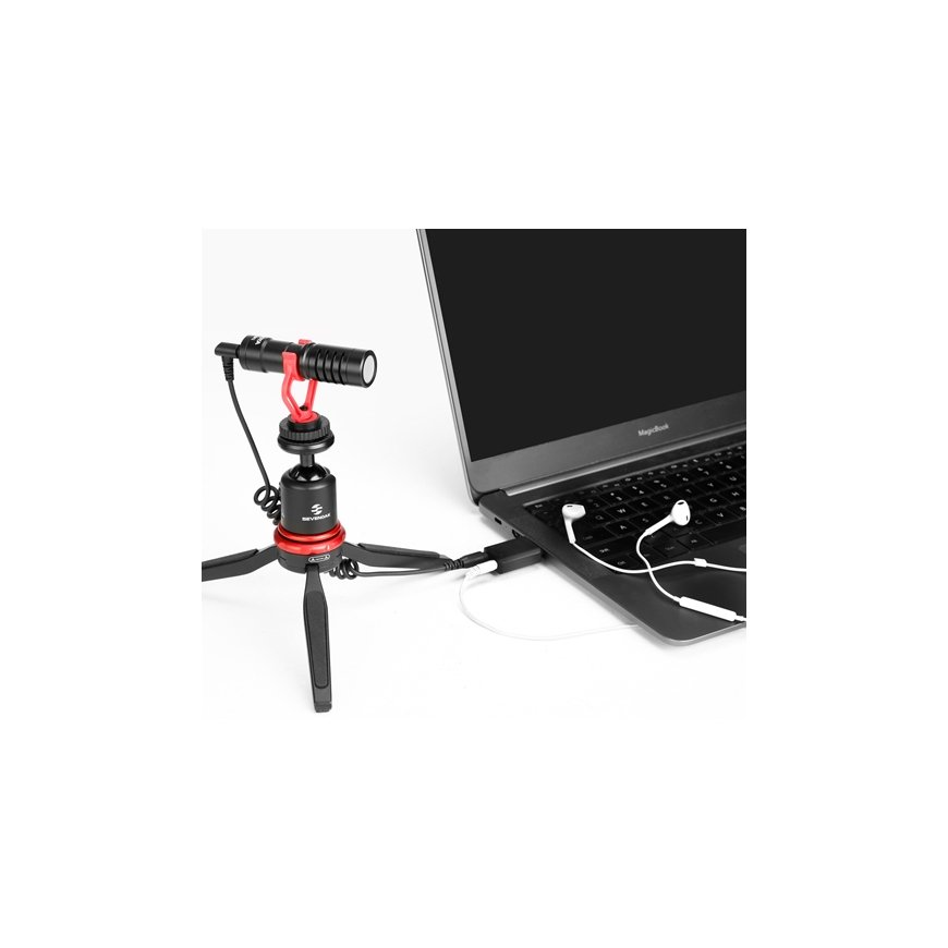 BOYA BY-EA2 kabeļu spraudņu pāreja USB 2.0 Type-A 3.5mm(microphone) + 3.5mm(headphone) Melns – 5