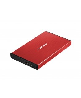 NATEC Rhino GO HDD/SSD enclosure Red 2.5"