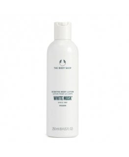 The Body Shop Baltas Musk kūno losjonas, 400 ml