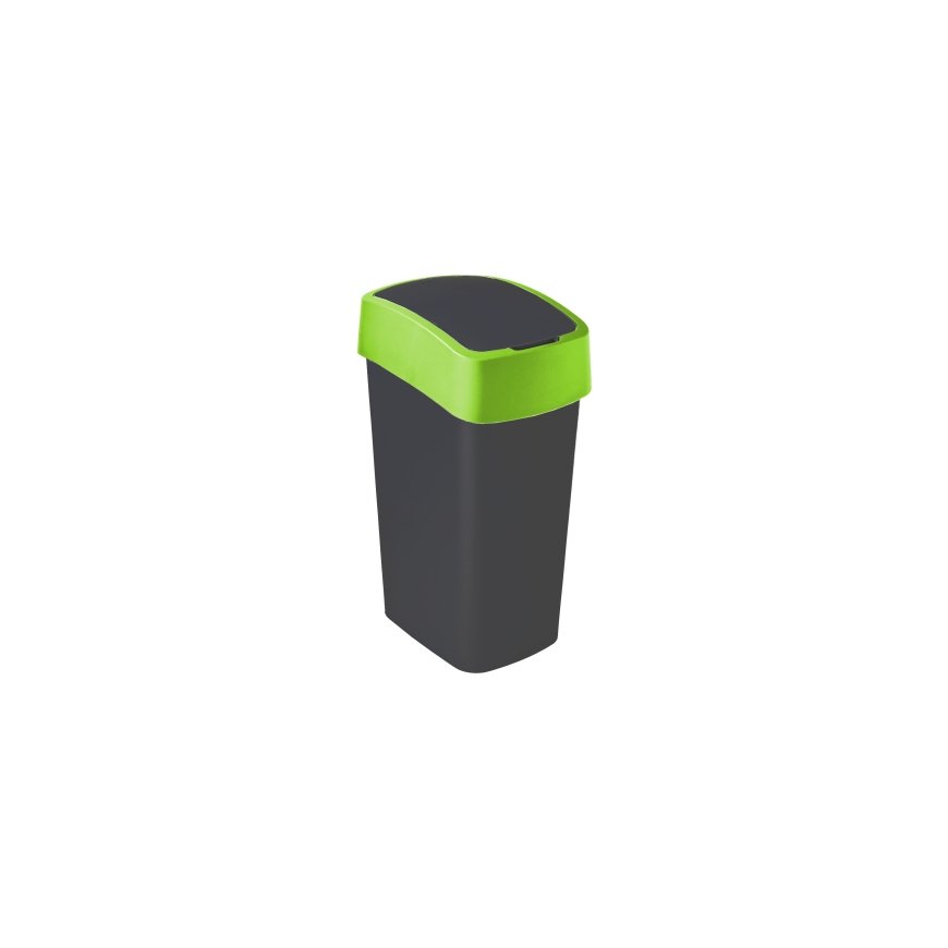 Curver / Keter CURVER KOSZ NA ŚMIECI FLIP BIN 45L /JUODA /Žalias