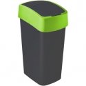 Curver / Keter CURVER KOSZ NA ŚMIECI FLIP BIN 45L /JUODA /Žalias Curver / Keter CURVER KOSZ NA ŚMIECI FLIP BIN 45L /JUODA /Žalias