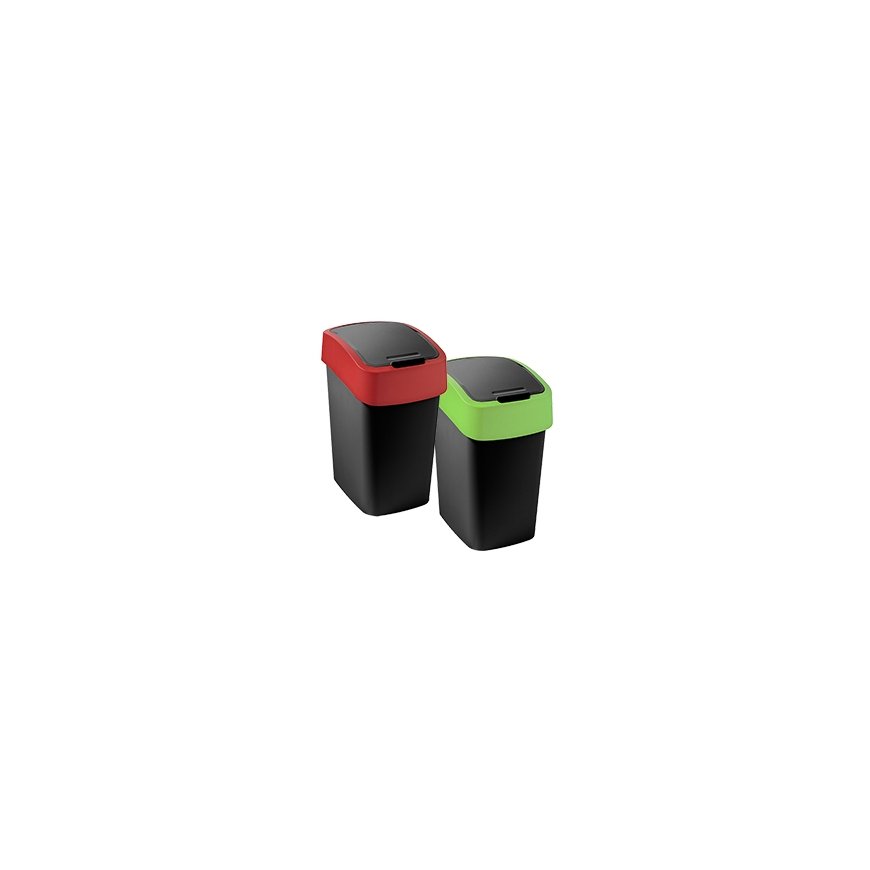 Curver / Keter CURVER KOSZ NA ŚMIECI FLIP BIN 45L /JUODA /Žalias – 2