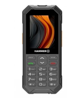 HAMMER 6 LTE 6,1 cm (2.4") musta, Oranssi Iskunkestävä puhelin