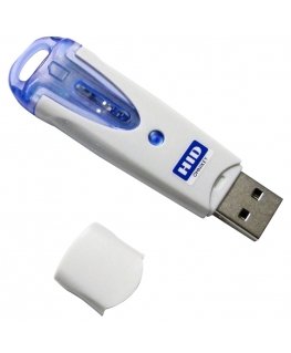 HID Identity OMNIKEY 6121 считыватель сим-карт USB 2.0 Синий, Серый