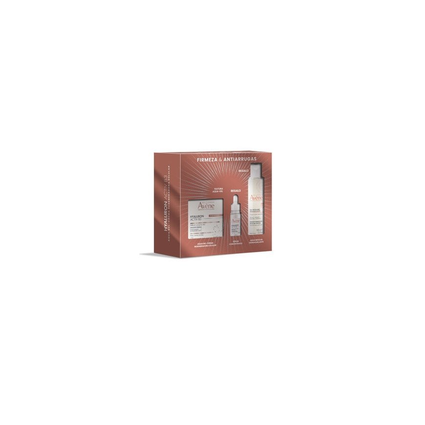 Avene HYALURON ACTIV B3 AQUA GEL - CREAM + MICELLAR WATER + SERUM SET 3 pcs