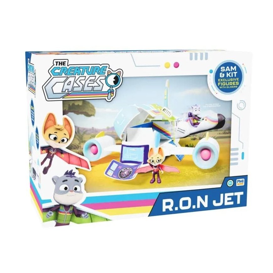 Usorteret CREATURE CASES R.O.N. Jet Playset