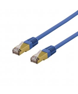 Deltaco SFTP-611BAH võrgukaabel Sinine 1,5 m Cat6a S/FTP (S-STP)