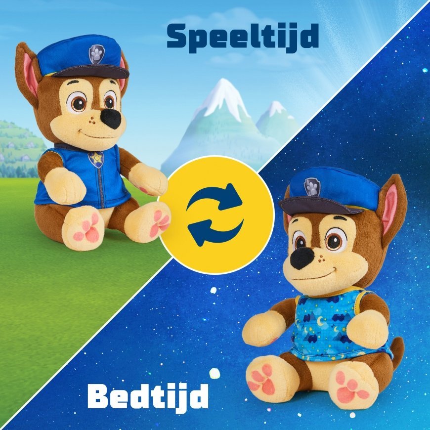 PAW Patrol PAW PLH Bedtime Plush Core Chase GML – 3