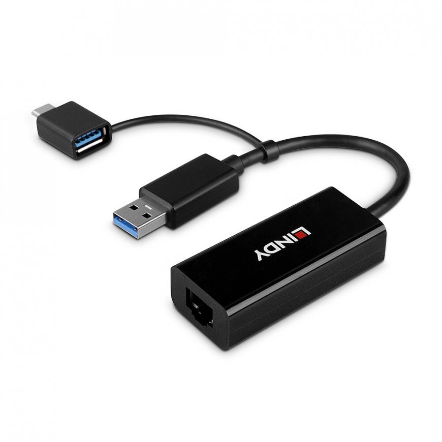 Lindy USB 3.2 Gen 1 Gigabit Ethernet Converter – 5