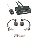 Lindy 2 Port DVI-D Single Link, USB 2.0 and Audio KVM Switch Compact Lindy 2 Port DVI-D Single Link, USB 2.0 and Audio KVM Switch Compact