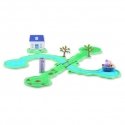Peppa Pig Whizz Around Peppos upės žaidimų rinkinys Peppa Pig Whizz Around Peppos upės žaidimų rinkinys