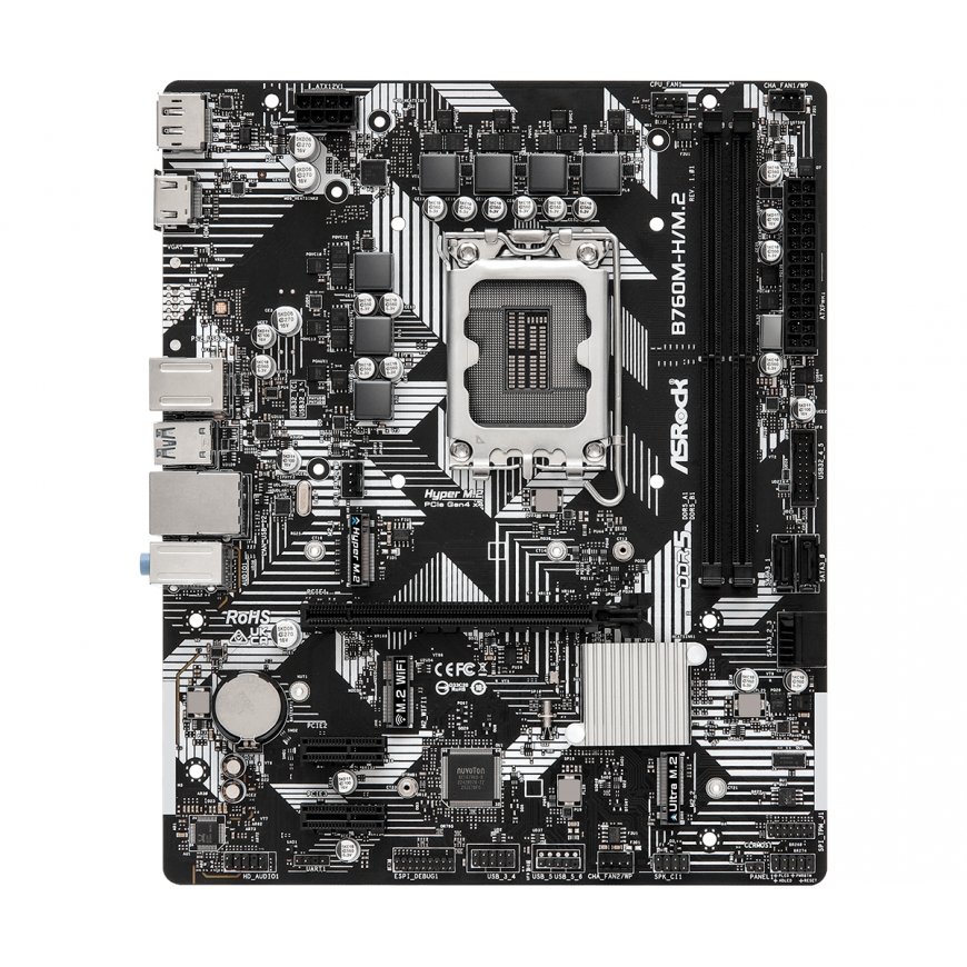 Asrock B760M-H/M.2 Intel B760 LGA