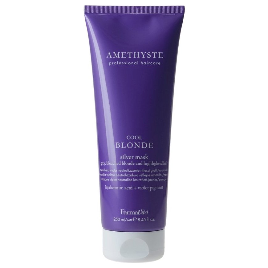 Farmavita AMETHYSTE COOL BLONDE sidabrinis mask 250 ml – 2