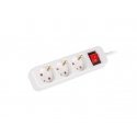Lanberg PS1-03F-0150-W power extension 1.5 m 3 AC outlet(s) Indoor White Lanberg PS1-03F-0150-W power extension 1.5 m 3 AC outlet(s) Indoor White