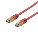 Deltaco SFTP-62RAH võrgukaabel Punane 2 m Cat6a S/FTP (S-STP)