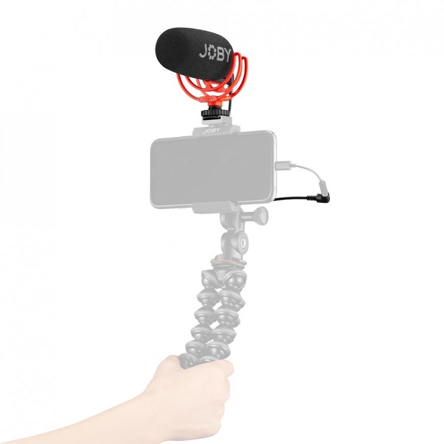 Joby JB01675-BWW microphone Black, Red Digital camera microphone – 5