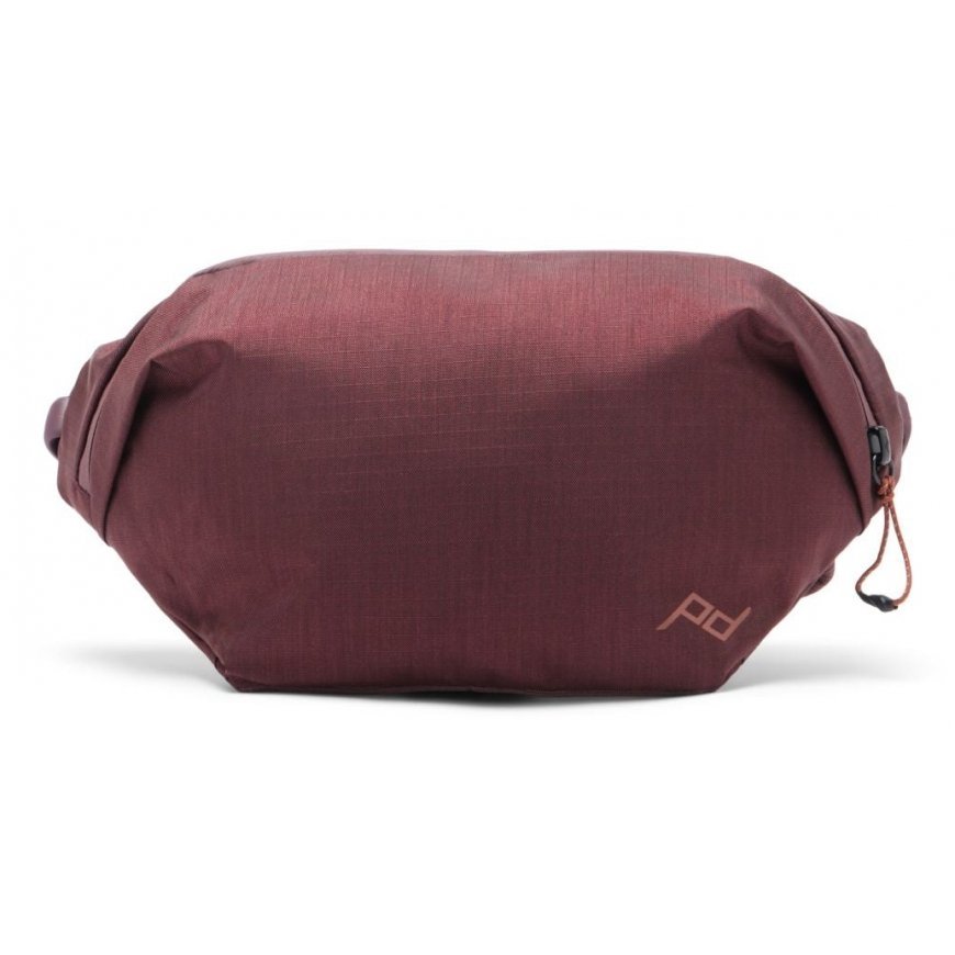 Peak Design Outdoor Sling waist bag Fabric, Mesh, Nylon, Polyurethane (PU) Bordeaux
