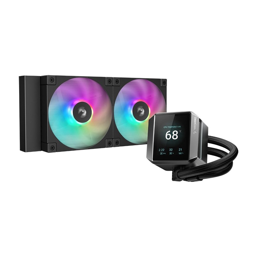 DeepCool MYSTIQUE 240 ARGB Processor All-in-one liquid cooler 12 cm Black 1 pc(s)