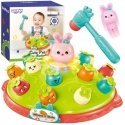WOOPIE BABY Interaktyvus įgūdžių žaidimas „Hammer the Carrot“ Edukacinis žaidimas „Pataikyk į kurmį“ WOOPIE BABY Interaktyvus įgūdžių žaidimas „Hammer the Carrot“ Edukacinis žaidimas „Pataikyk į kurmį“