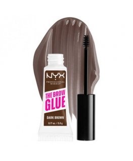 Nyx Professional Make Up THE BROW GLUE eyebrow gel dark ruda 5 gr