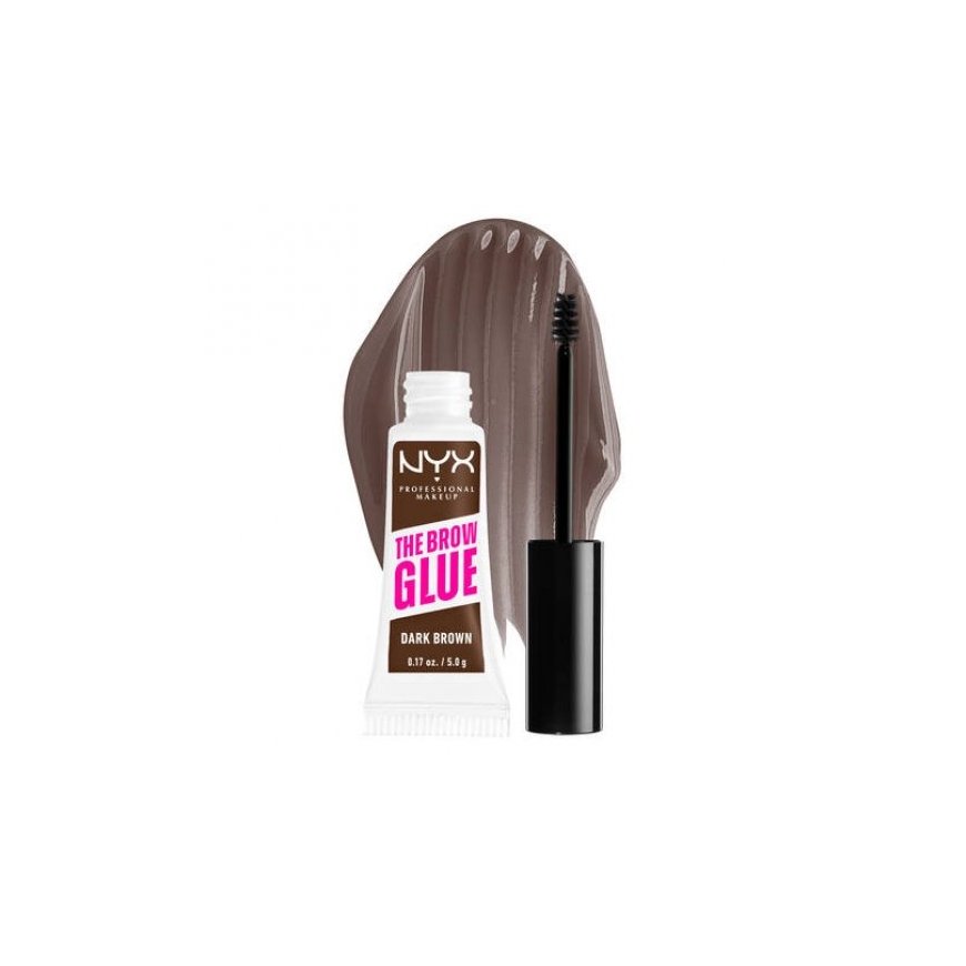 Nyx Professional Make Up THE BROW GLUE eyebrow gel dark ruda 5 gr