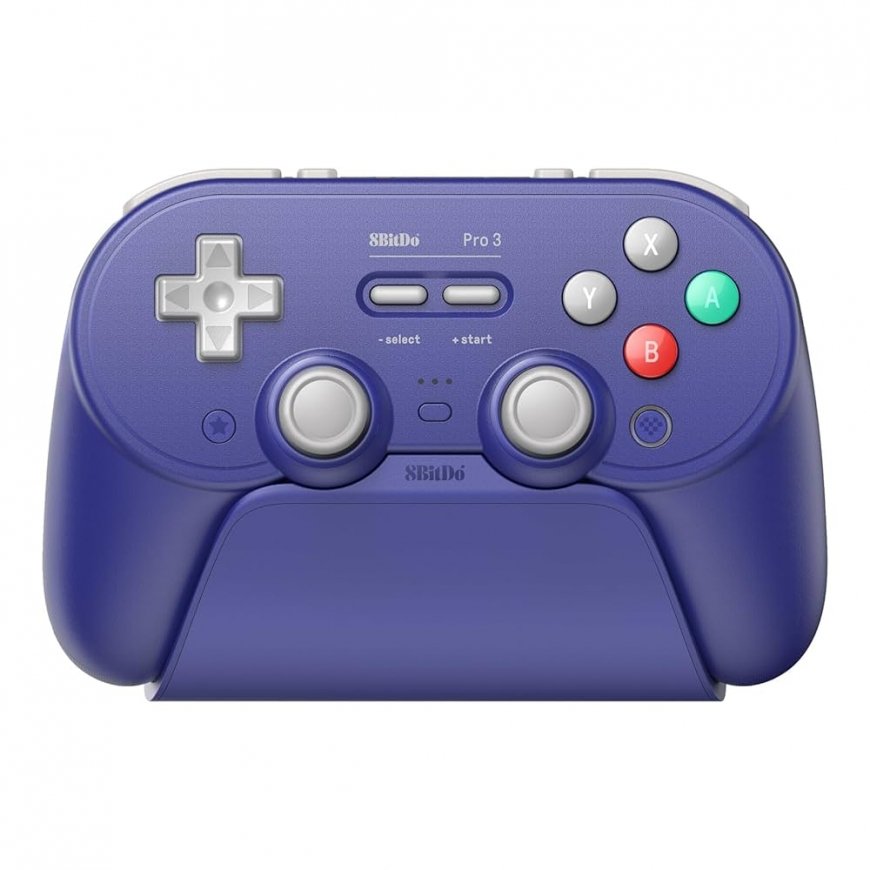 8BitDo Pro 3 Bluetooth Gamepad Violetinė peliohjain PC/SWTICH, purppura