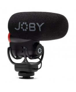 Joby Wavo Plus Must Digitaalse kaamera mikrofon