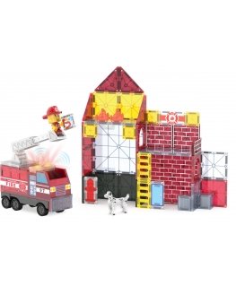 Magna-Tiles Fire Station