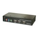 Lindy 39377 KVM jungiklis Juoda Lindy 39377 KVM jungiklis Juoda