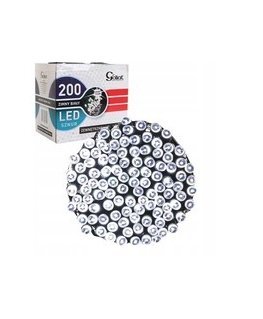 Kalėdinės eglutės lemputės, 550 LED lempučių grandinėlė, laikmatis, šiltai balta, LUCA