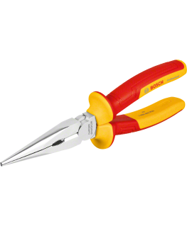 Bosch VDE Long Nose Plier straight 200mm