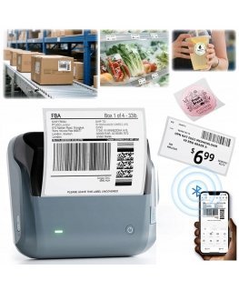 Niimbot B4 Portable Label Spausdintuvas (mėlynas)