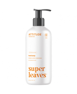 Attitude Natūralus rankų muilas „Super Leaves“ apelsinų lapų kvapas (rankų muilas) 473 ml