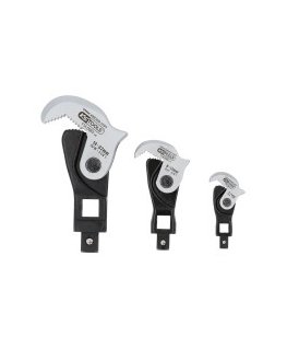 3 dalių reguliuojamų antgalių rinkinys KS TOOLS