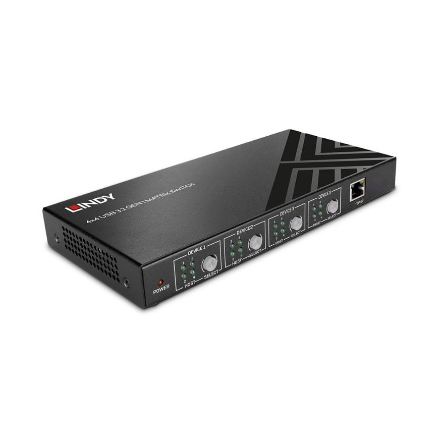 Lindy 4x4 USB 3.2 Gen 1 Matrix Switch