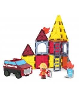 Magna-Tiles Fire Rescue