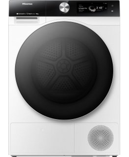 Hisense DH7S107BW būgninis džiovintuvas Pastatomi Pakraunama per priekį 10 kg Balta