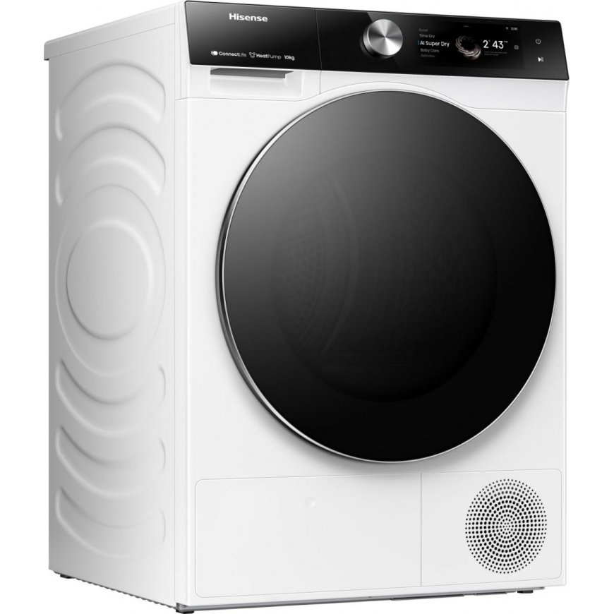 Hisense DH7S107BW trummelkuivati Eraldiseisev Eest täidetav 10 kg Valge – 3