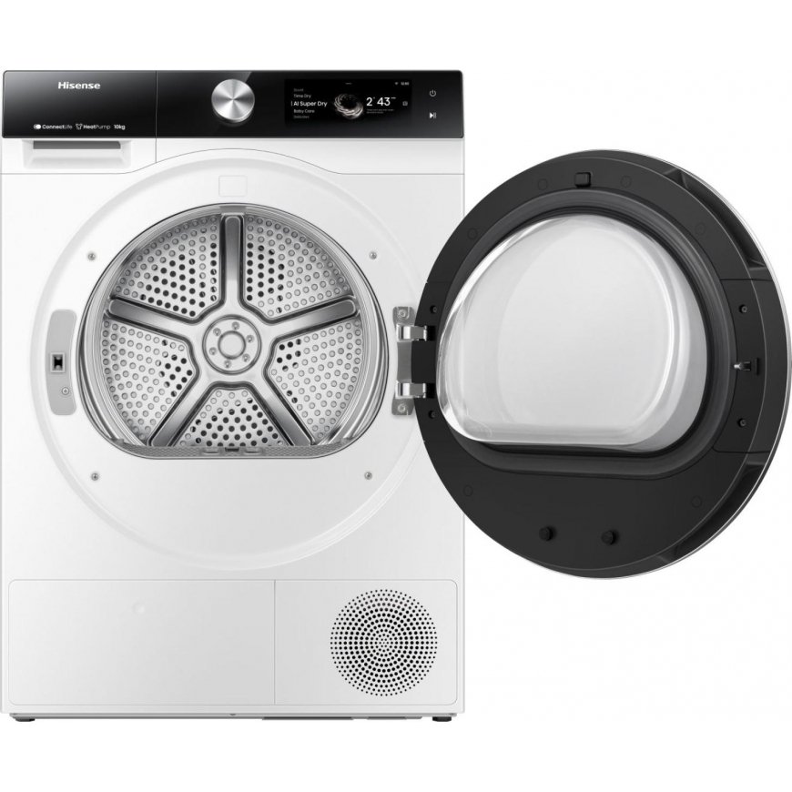 Hisense DH7S107BW trummelkuivati Eraldiseisev Eest täidetav 10 kg Valge – 5