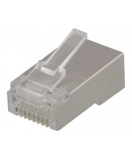 Deltaco MD-18S vadu savienotājs RJ-45 Caurspīdīgs